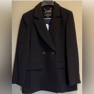J.Crew Black Italian Double Cloth Wool Blazer Manifaturra di Carmignano 12